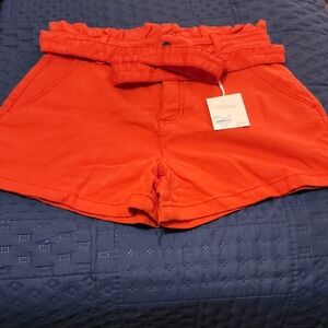 NWT LAUREN CONRAD HIGH WAIST RED SHORTS